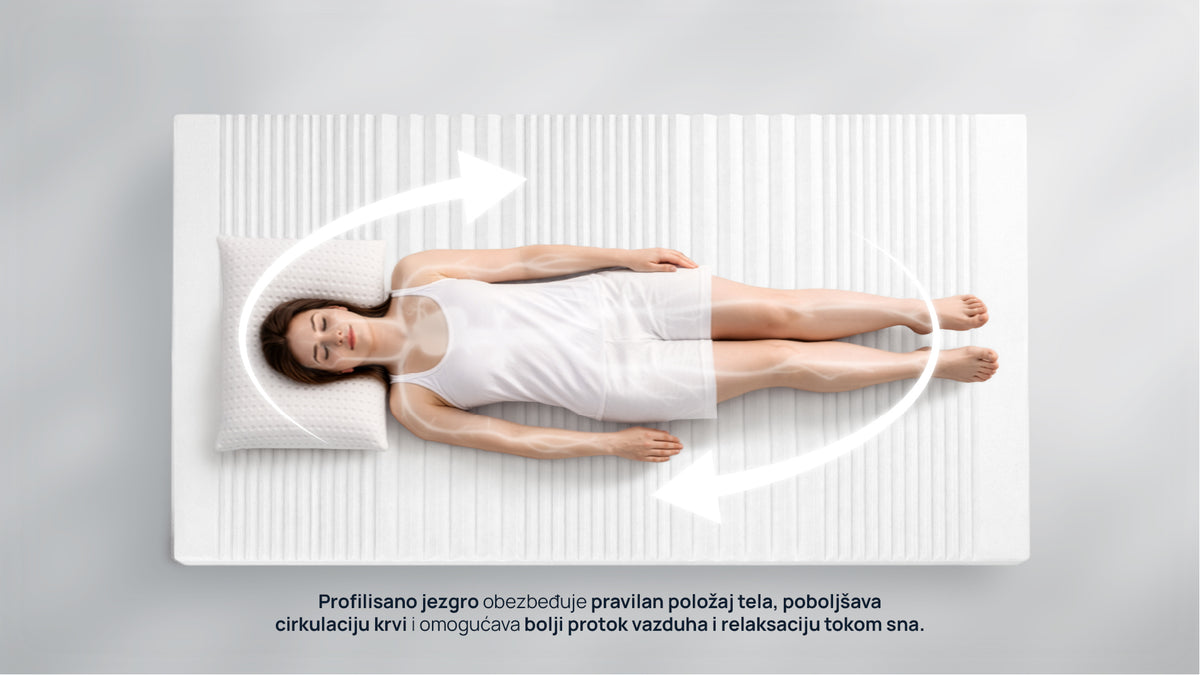 iSilver dušek kompanije Sleepy